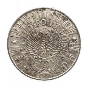 Poland, Second Republic (1918-1939), 10 zloty 1934, Pilsudski - Strzelecki