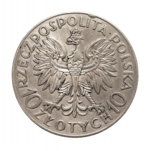 Polsko, Druhá republika (1918-1939), 10 zlotých 1933, Traugutt, Varšava