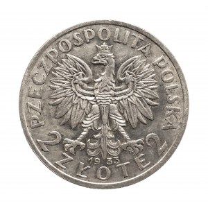 Polska, II Rzeczpospolita (1918-1939), 2 złote 1933 Polonia, Warszawa.