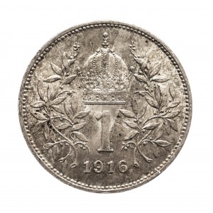 Austria, Franciszek Józef I (1848 - 1916), 1 korona 1916.