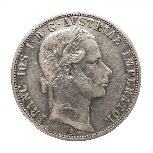 Austria, Franciszek Józef I (1848 - 1916), 1 floren 1860 A.