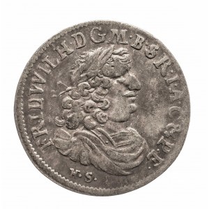 Ducal Prussia, Frederick William (1640-1688), sixpence 1687 H.S., Königsberg