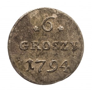 Poland, Stanislaw August Poniatowski (1764-1795), 6 copper pennies 1794, Warsaw