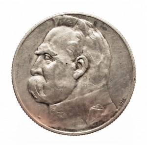 Polsko, Druhá polská republika (1918-1939), 5 zlotých 1934, Piłsudski, Střelecký orel