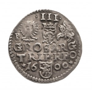 Polska, Zygmunt III Waza 1587-1632, trojak 1600, Poznań.