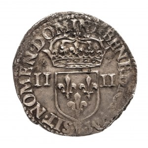 Poland, Henry III Valois 1573-1575, 1/4 ecu 1588.