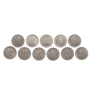 Czechoslovakia, 1961-1971 circulating coin set
