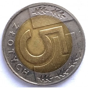 Poľsko, Poľská republika od roku 1989, 5 zlotých 1994 - deštrukcia, twist