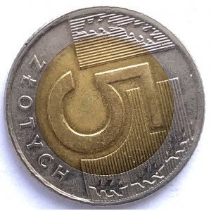 Poland, the Republic since 1989, 5 gold 1994 - destruct, twist