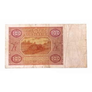 Poľsko, PRL (1944 - 1989), 100 ZŁOTYCH 15.05.1946, séria K.