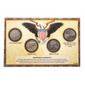 Spojené štáty americké (USA), Historická zbierka mincí - 120 rokov amerických niklov