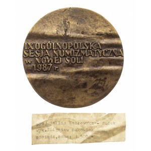 PRL, medal IX OGÓLNOPOLSKA SESJA NUMIZMATYCZNA NOWA SÓL 1987.