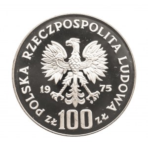 Polska, PRL (1944-1989), 100 złotych 1975, Helena Modrzejewska.