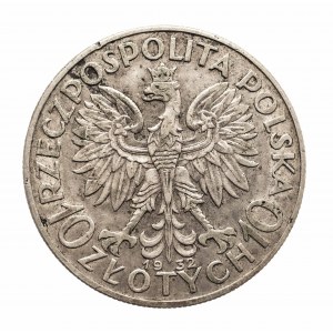 Polsko, Druhá republika (1918-1939), 10 zlatých 1932, Londýn.