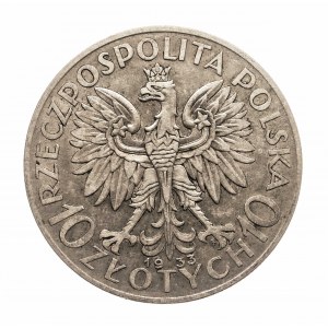 Poland, Second Republic (1918-1939), 10 zloty 1933, Warsaw.