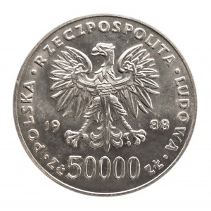 Polsko, Polská lidová republika (1944-1989), 50000 zlotých Józef Piłsudski.