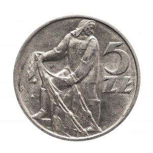 Polen, Volksrepublik Polen (1944-1989), 5 Zloty 1974 Rybak