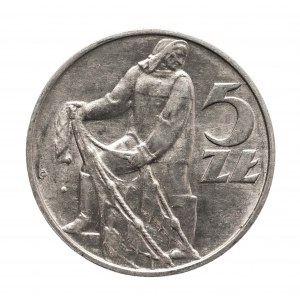 Poľsko, Poľská ľudová republika (1944-1989), 5 zlotých 1974 Rybak