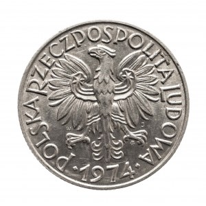 Polska, PRL (1944-1989), 5 złotych 1974 Rybak
