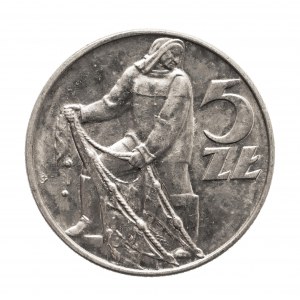 Polen, Volksrepublik Polen (1944-1989), 5 Zloty 1974 Rybak