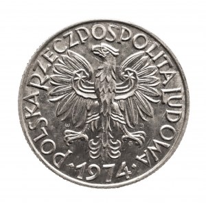 Polska, PRL (1944-1989), 5 złotych 1974 Rybak