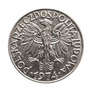 Poland, People's Republic of Poland (1944-1989), 5 gold 1974 Rybak