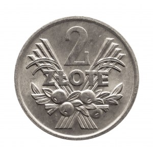 Poland, People's Republic of Poland (1944-1989), 2 zloty 1972, Warsaw.