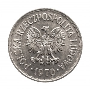 Polsko, PRL (1944-1989), 1 zlotý 1970, Varšava