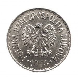 Poland, PRL (1944-1989), 1 zloty 1974, Warsaw