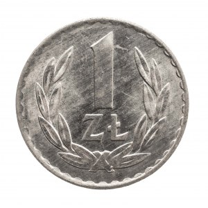 Polen, PRL (1844-1989), 1 Zloty 1975, Warschau