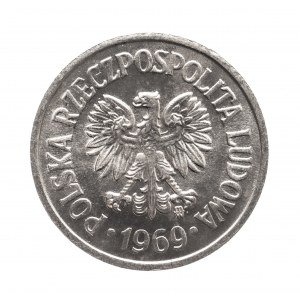 Polen, PRL (1944-1989), 10 groszy 1969, Warschau.