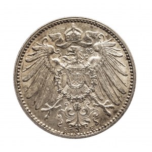 Niemcy, Cesarstwo Niemieckie (1871-1918), 1 marka 1915 F, Stuttgart.