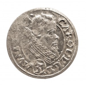 Sliezsko, vojvodstvo Olešnica, Karol II (1587 - 1617), 3 krajcary 1614, Olešnica.