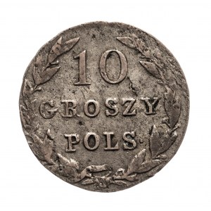 Polské království, Mikuláš I. 1825-1855, 10 groszy 1830 KG, Varšava