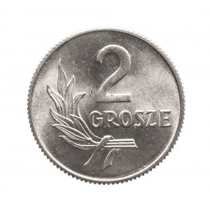 Polska, PRL (1944-1989), 2 grosze 1949 aluminium