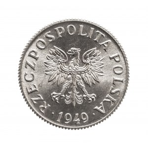 Polsko, Polská lidová republika (1944-1989), 2 grosze 1949 hliník