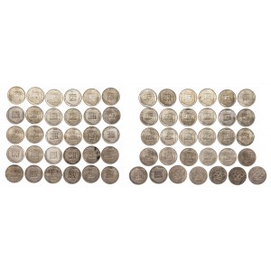 Poland, People's Republic of Poland (1944-1989), set of 200 gold coins 1974 / 1976 ( 61 pieces ).