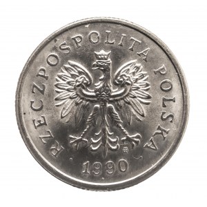 Polska, Rzeczpospolita od 1989 roku, 1 złoty 1990, Warszawa