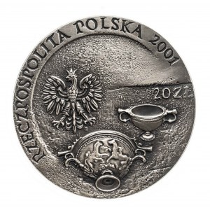 Poland, Republic of Poland since 1989, 20 zloty 2001, Amber Route, Warsaw.