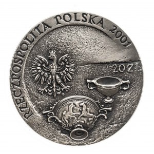 Polska, Rzeczpospolita od 1989 roku, 20 złotych 2001, Szlak Bursztynowy, Warszawa
