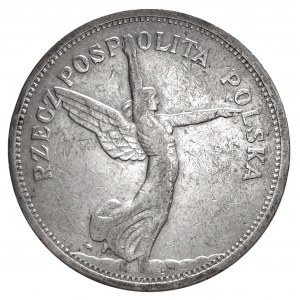 Polen, Zweite Polnische Republik (1918-1939), 5 Zloty 1928, NIKE