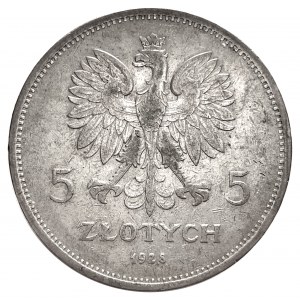 Polsko, Druhá polská republika (1918-1939), 5 zlotých 1928, NIKE