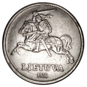 Litauen, Erste Republik (1925 - 1938), 10 Litas 1936, Großherzog Vytautas, Kaunas