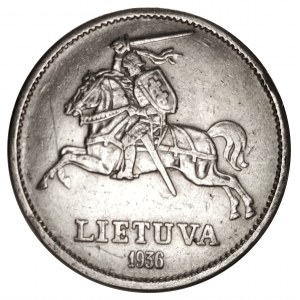 Litva, prvá republika (1925 - 1938), 10 litov 1936, veľkoknieža Vytautas, Kaunas