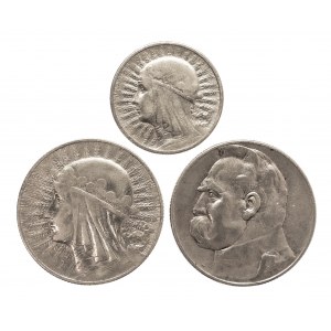 Poľsko, Druhá republika (1918-1939), sada strieborných mincí 1932-1934