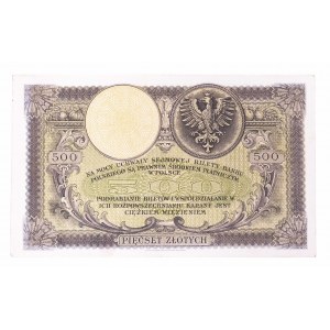Poland, II Rzeczpospolita (1918 - 1939), 500 ZŁOTYCH, 28.02.1919, S.A. series.