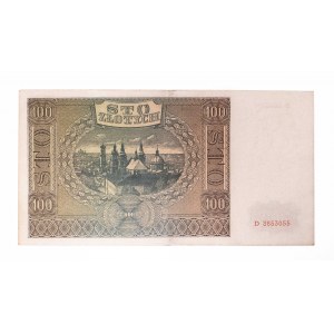 Poland, General Government (1940 - 1941), 100 zloty 1.08.1941, series D.