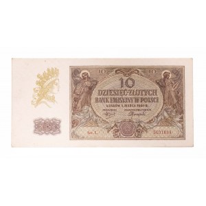 Polen, Allgemeine Regierung (1940 - 1941), 10 Zloty 1.03.1940, Serie L.