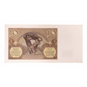 Polen, Allgemeine Regierung (1940 - 1941), 10 Zloty 1.03.1940, Serie L.