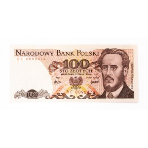 Poľsko, PRL (1944 - 1989), 100 ZŁOTYCH 17.05.1976, séria BC.